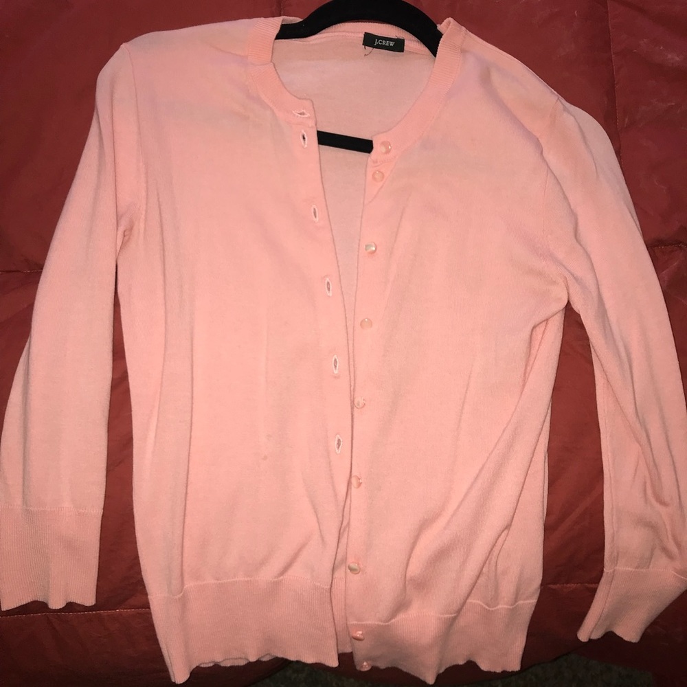 J. Crew pink cardigan
